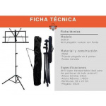 Atril de Metal Plegable Parquer con Funda Transportable - Imagen 2