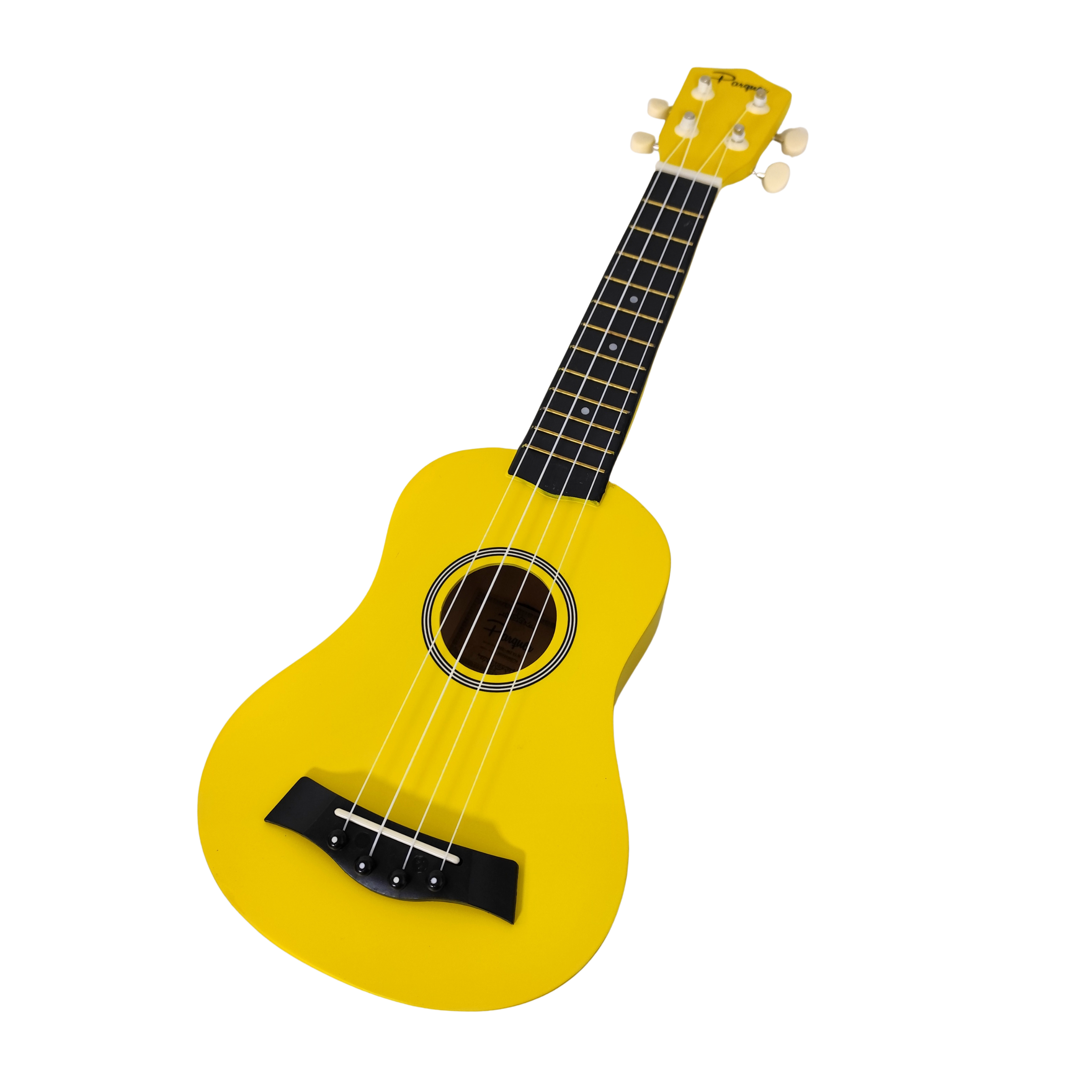 Ukelele Soprano Para Niños de Madera Color Amarillo - Imagen 2
