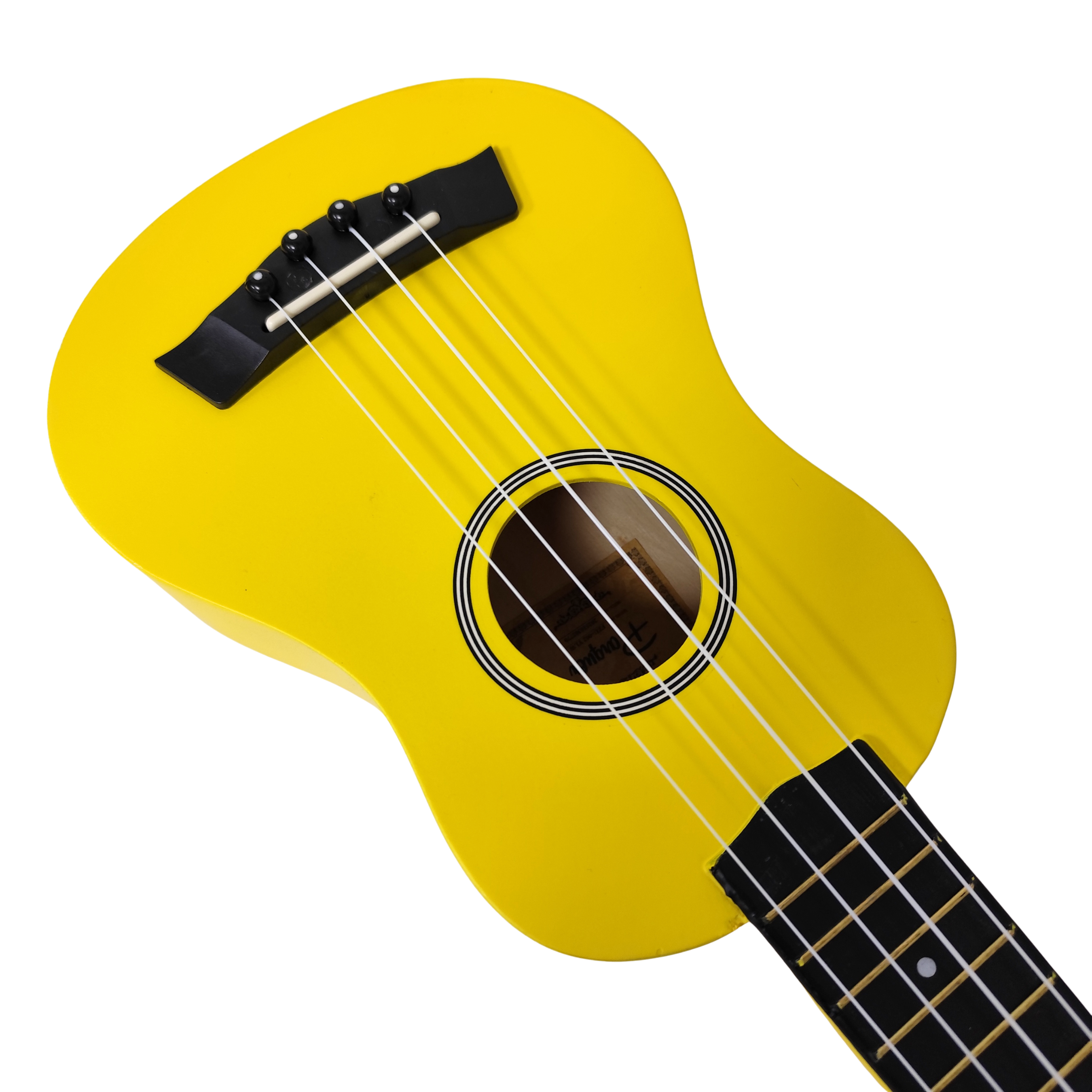 Ukelele Soprano Para Niños de Madera Color Amarillo - Imagen 3
