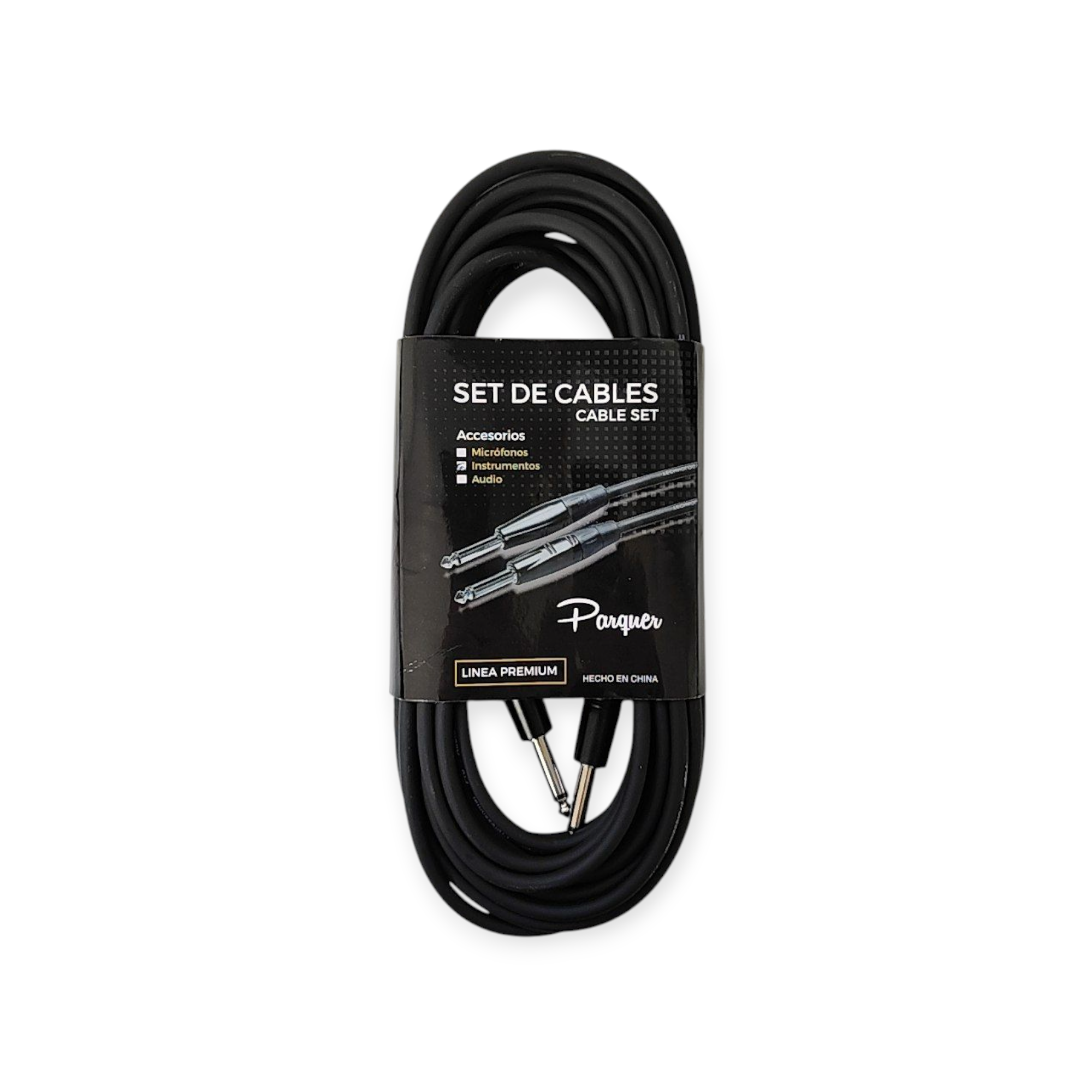 Cable Guitarra Parquer Plug 10 Metros Cobre Libre Oxigeno