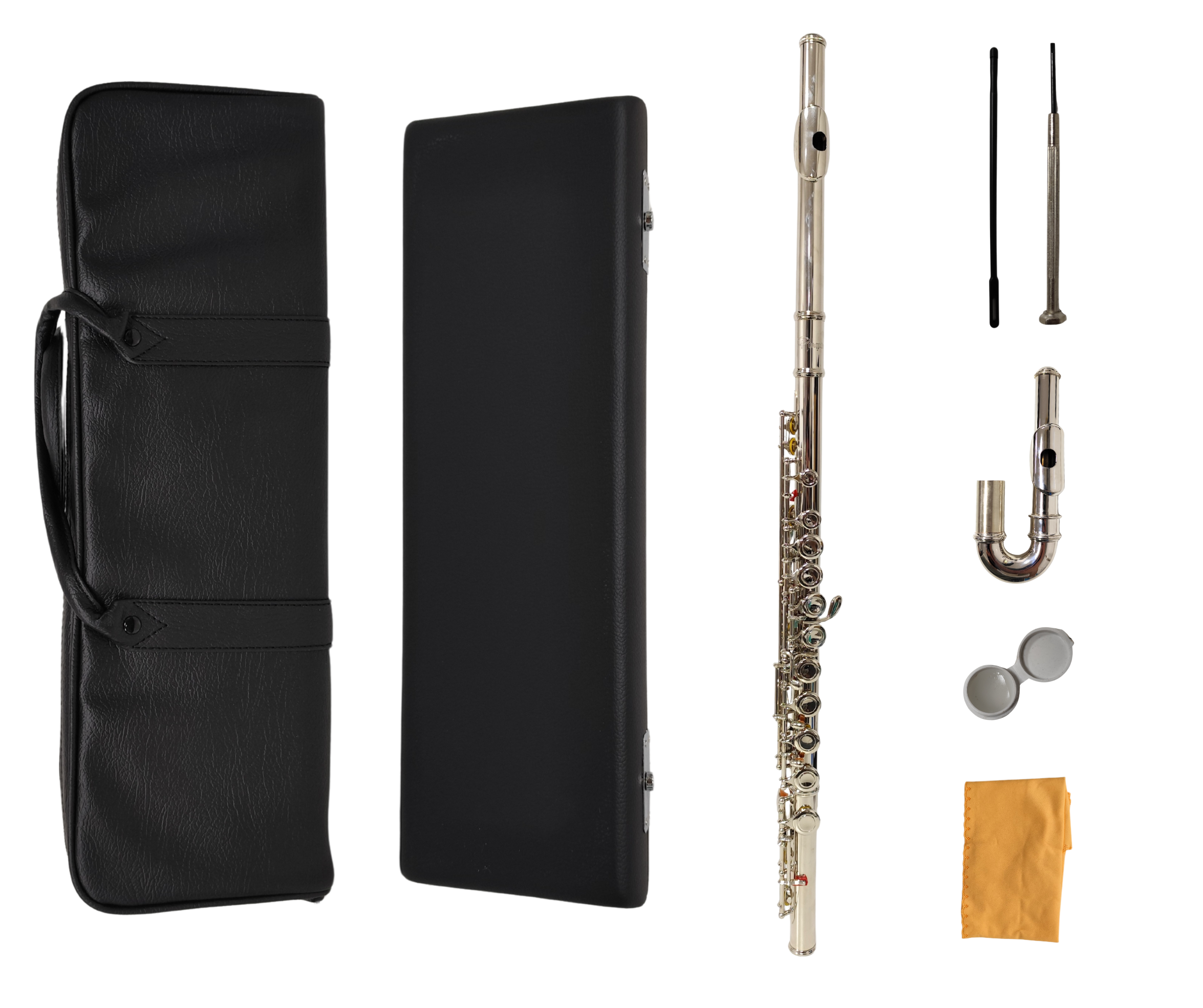 Flauta Traversa Embocadura en u Parquer C/estuche Pftu