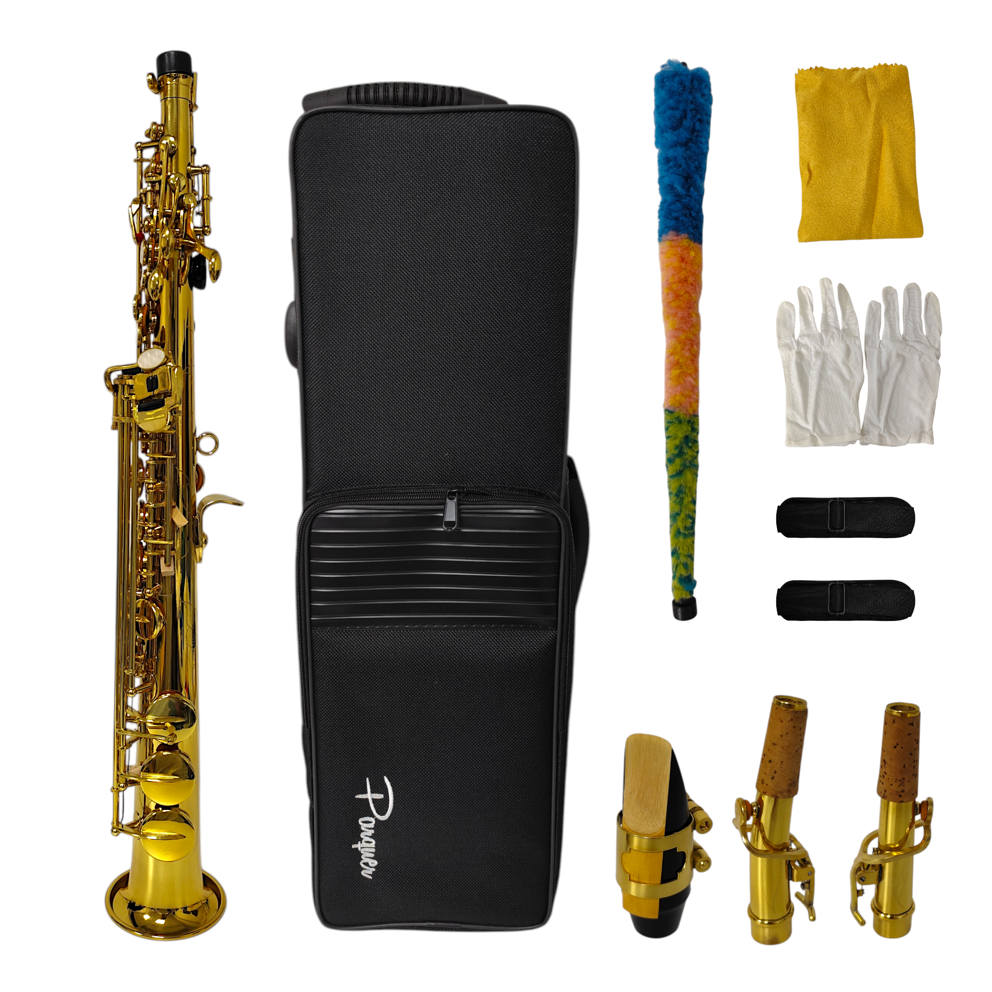 Saxo Soprano Parquer Master con Estuche Boquilla y Correa