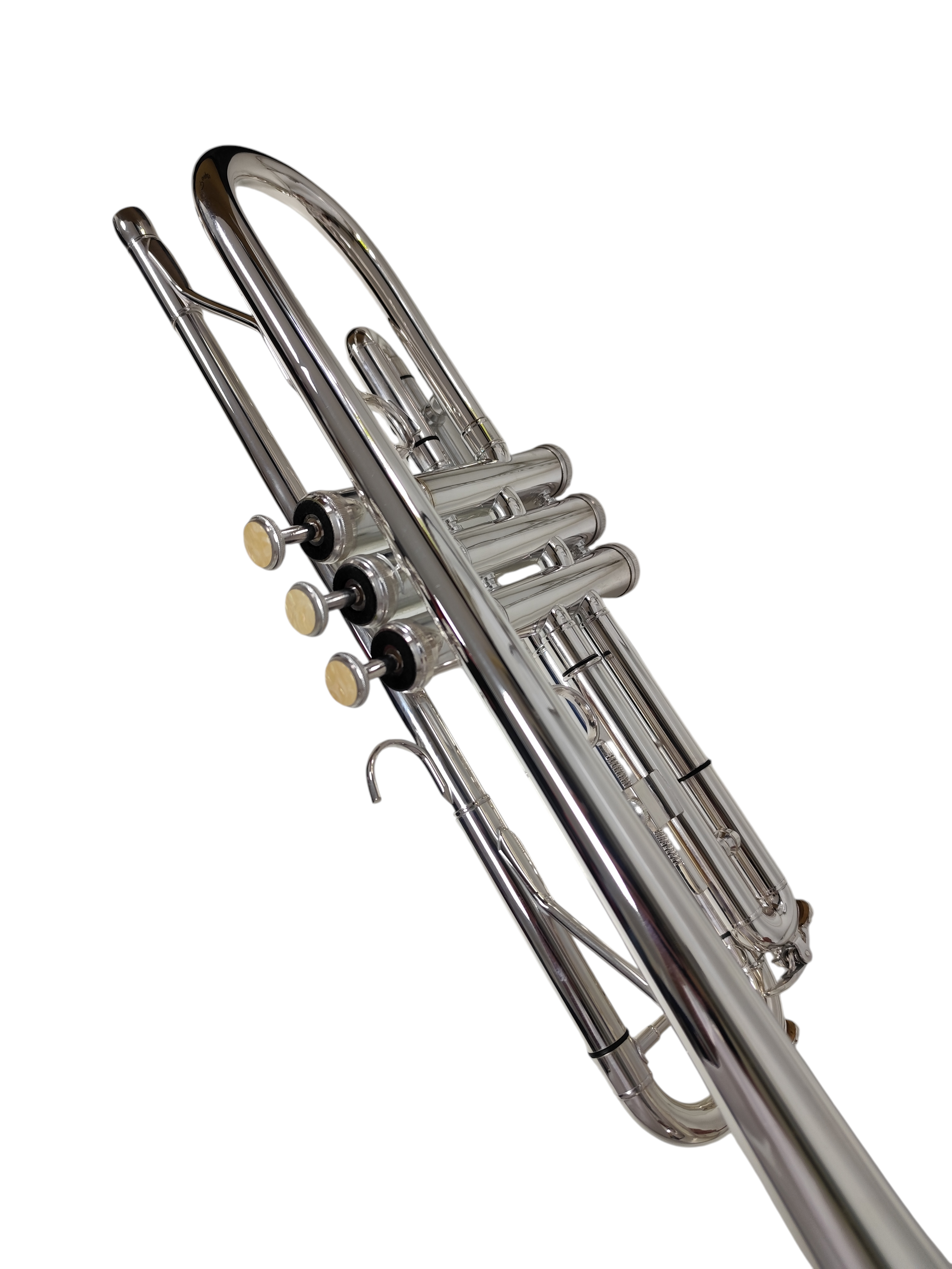 Trompeta Silver Parquer Plateada con Estuche Ptps - Imagen 4