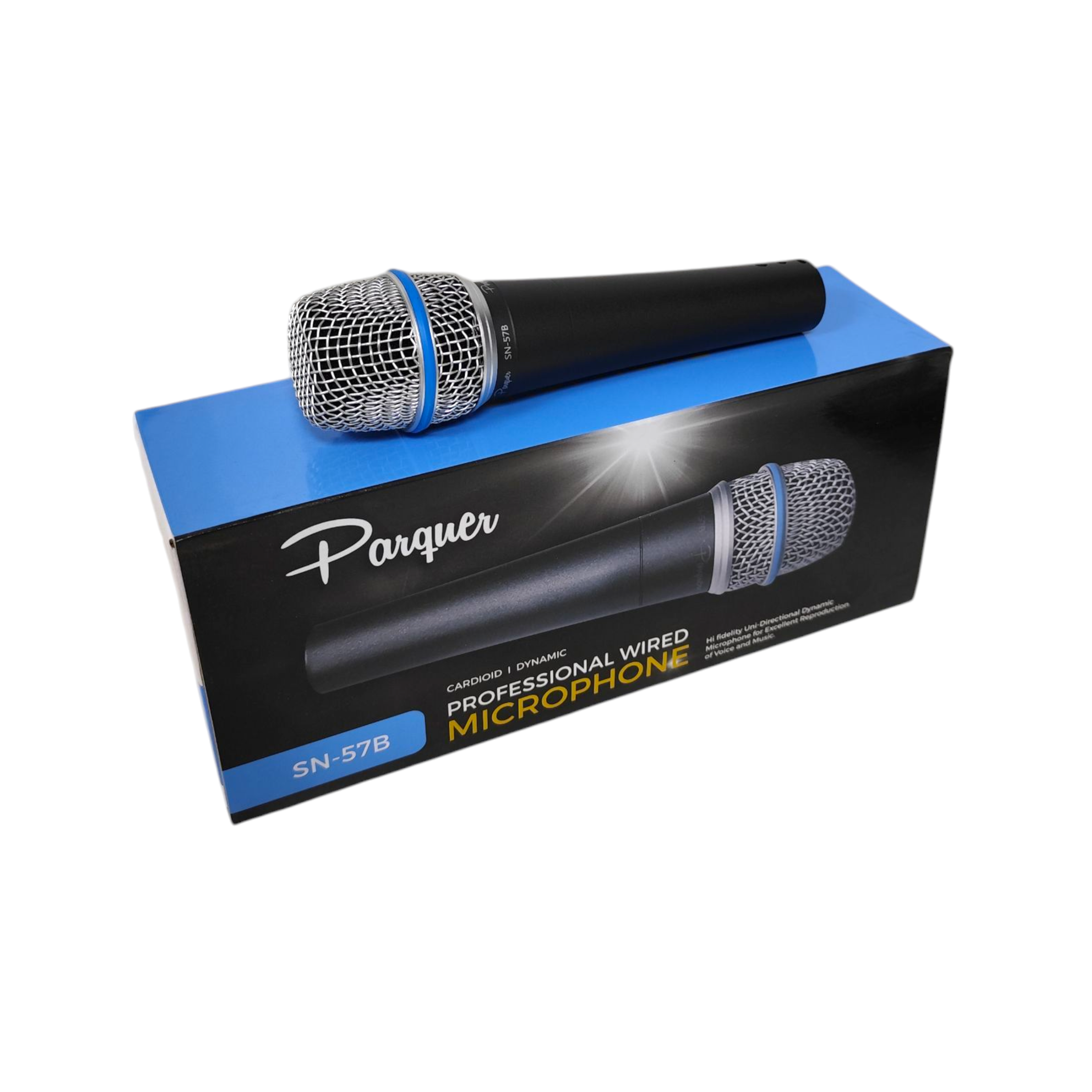 Micrófono Parquer 57 Beta Dinámico Supercardioide con Cable - Imagen 4