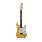 Guitarra Eléctrica Parquer Stratocaster Amarilla con Funda