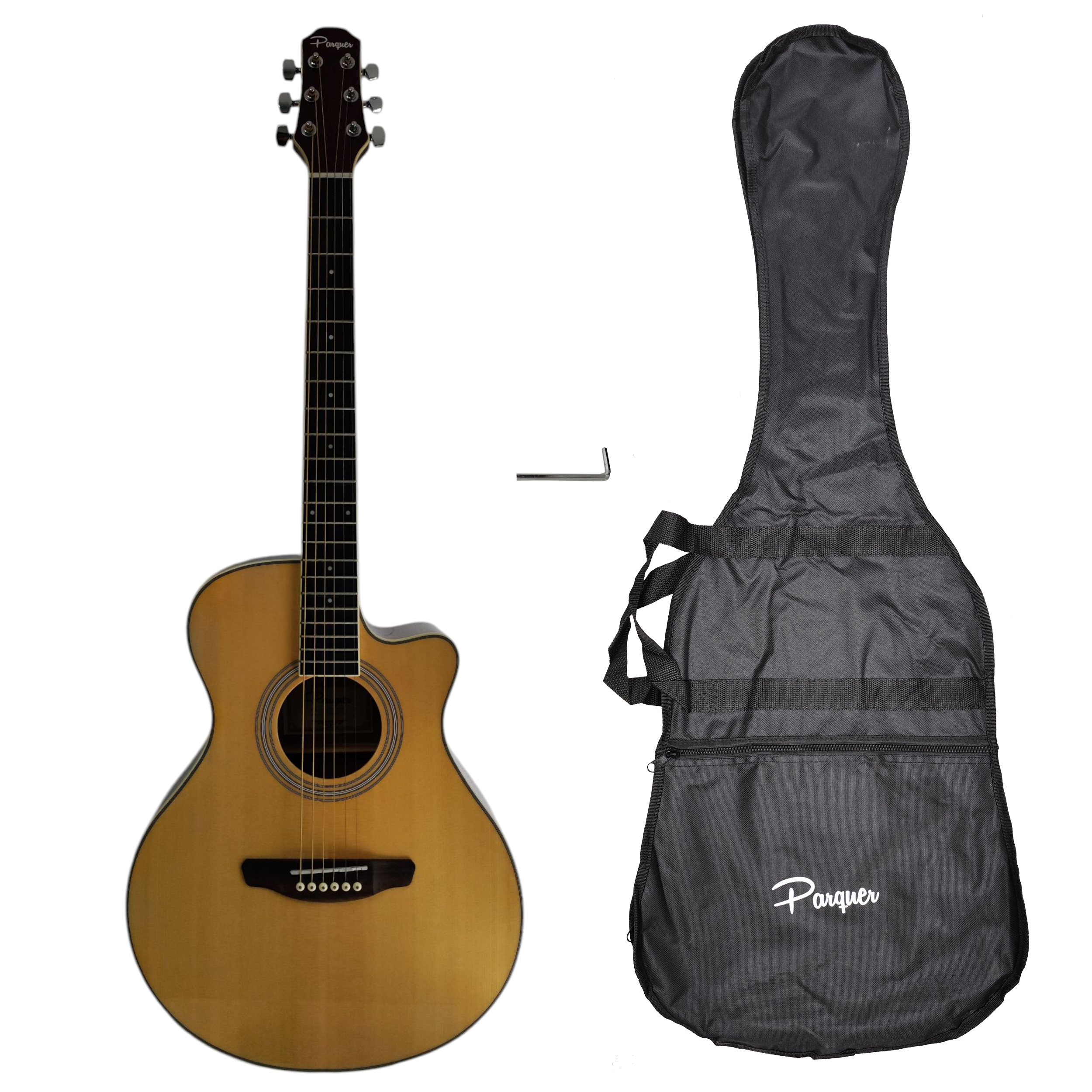 Guitarra Acustica Master Mini Jumbo con Corte Gac110mclb