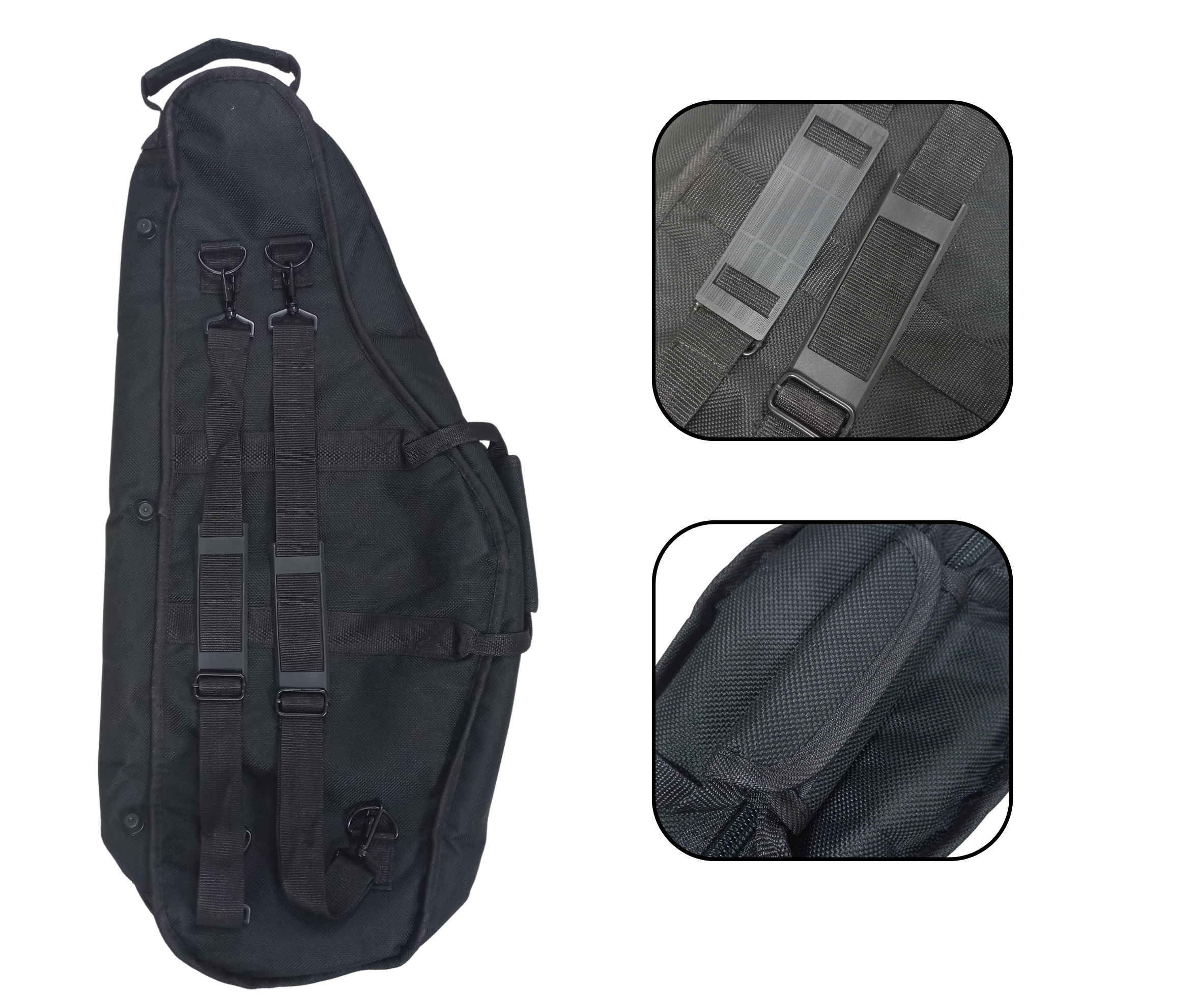 Funda Acolchada Para Saxo Alto Parquer Tipo Mochila - Imagen 2