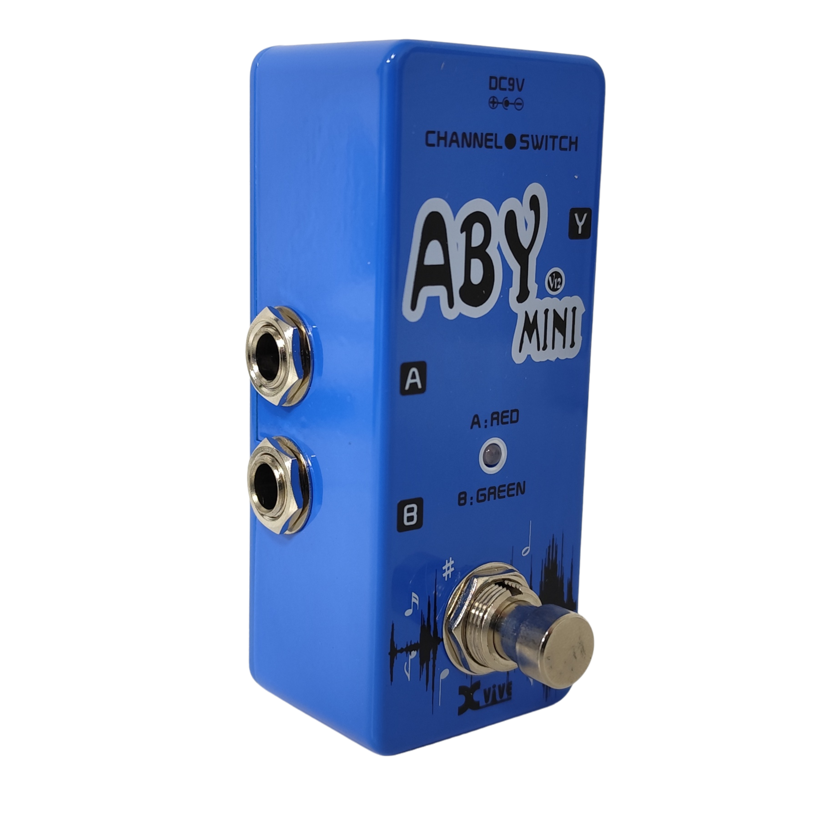 Pedal Xvive Para Guitarra Selector de Canal Aby Mini V12