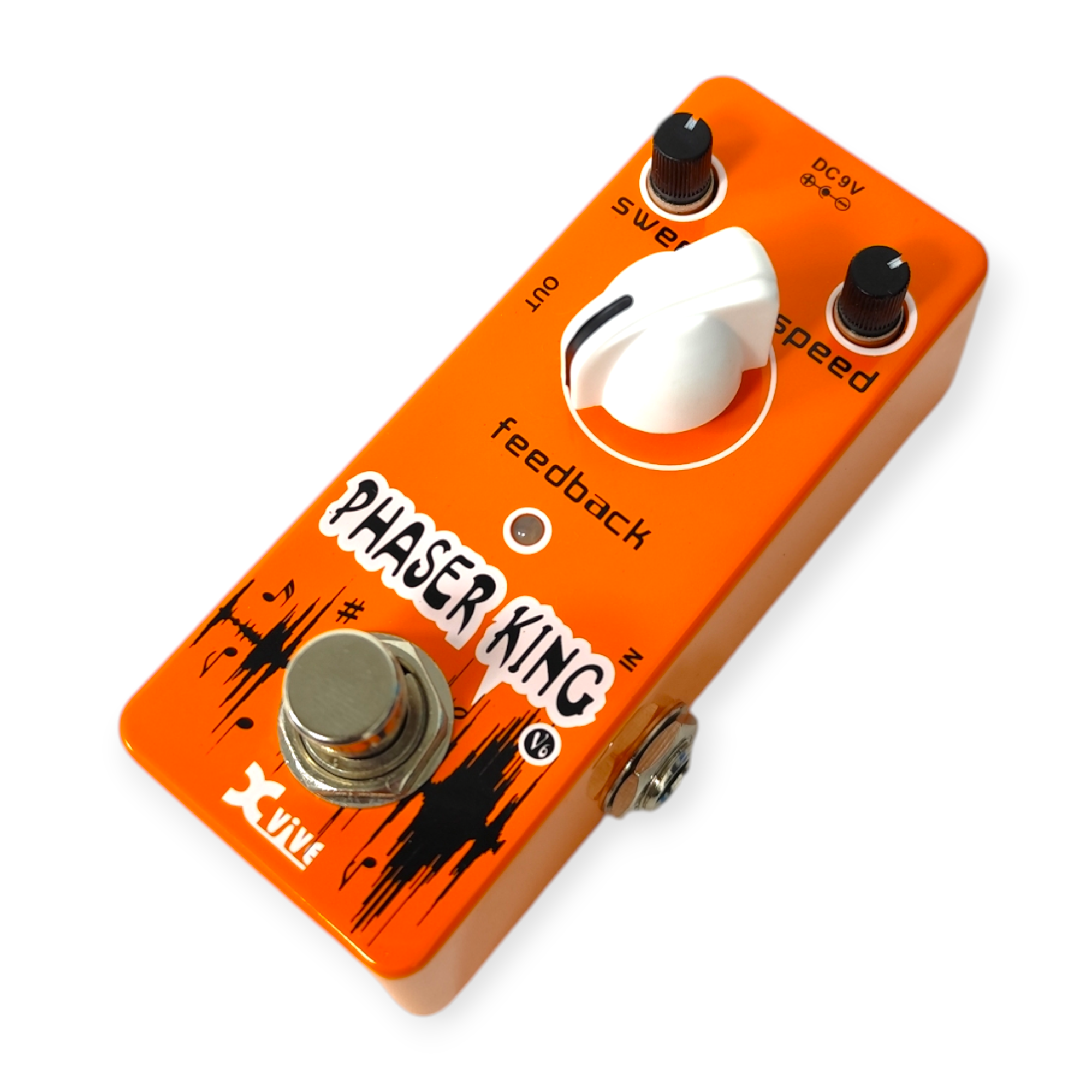 Pedal de Efecto Phaser King Xvive V6 Para Guitarra Eléctrica - Imagen 2