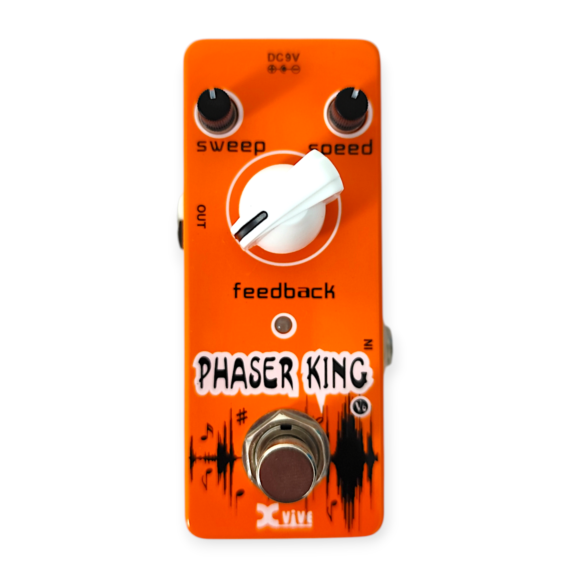 Pedal de Efecto Phaser King Xvive V6 Para Guitarra Eléctrica