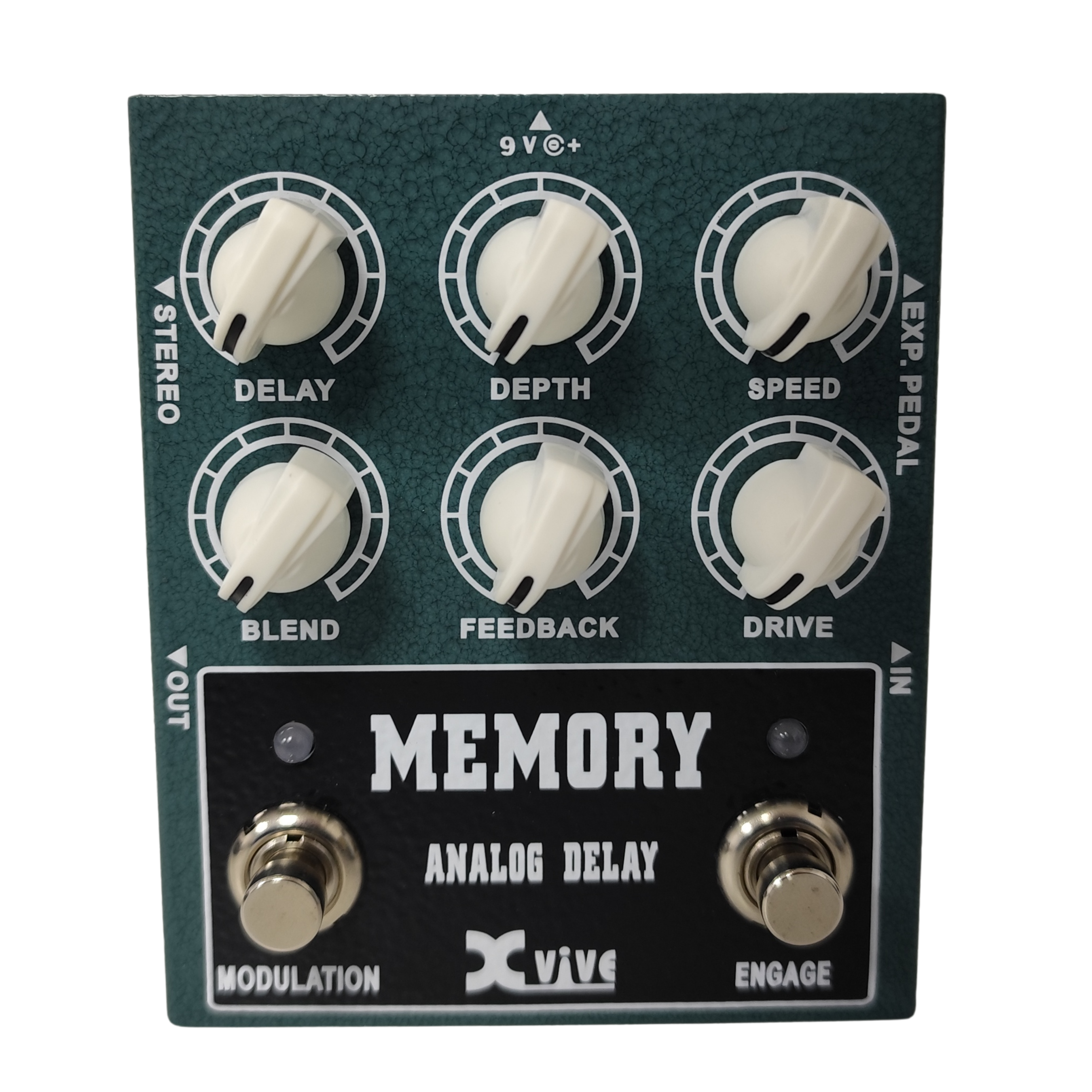 Pedal de Delay Analogo Para Guitarra Xvive W3 - Imagen 3