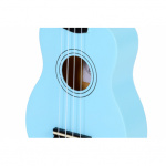 Ukelele Soprano de Madera Niños Celeste con Funda - Imagen 2