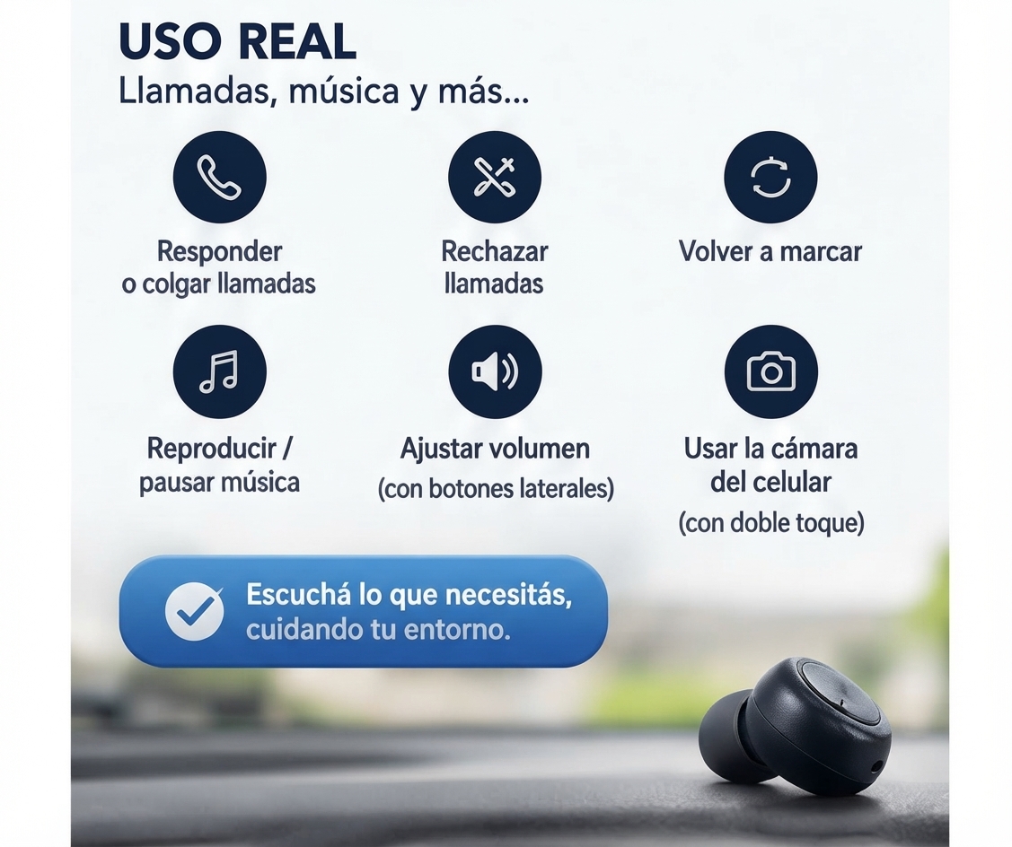 Auricular / Earphone Bluetooth Parquer Bh-x4 - Imagen 5