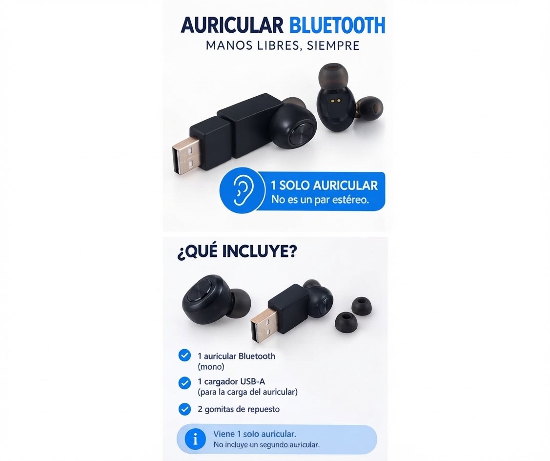 Auricular / Earphone Bluetooth Parquer Bh-x4 - Imagen 4