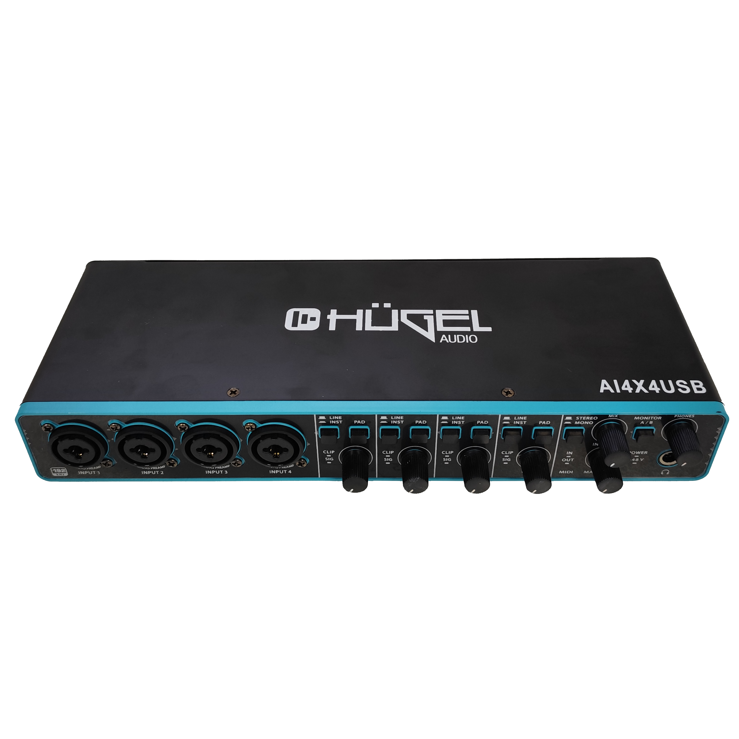 Interfaz De Audio Usb 4x4 2.0 Hugel Uc44