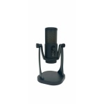 Microfono Usb Rgb Condensador C/soporte Circular Hugel MC380B - Imagen 4