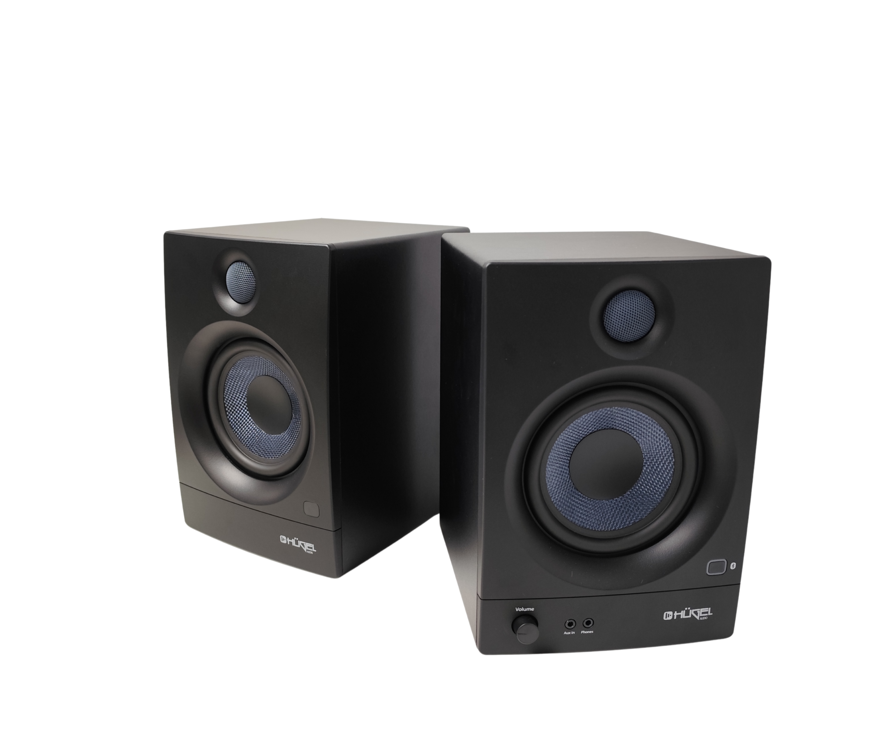Par De Monitores Hugel Act+pas 2x70w Rms Bx5a