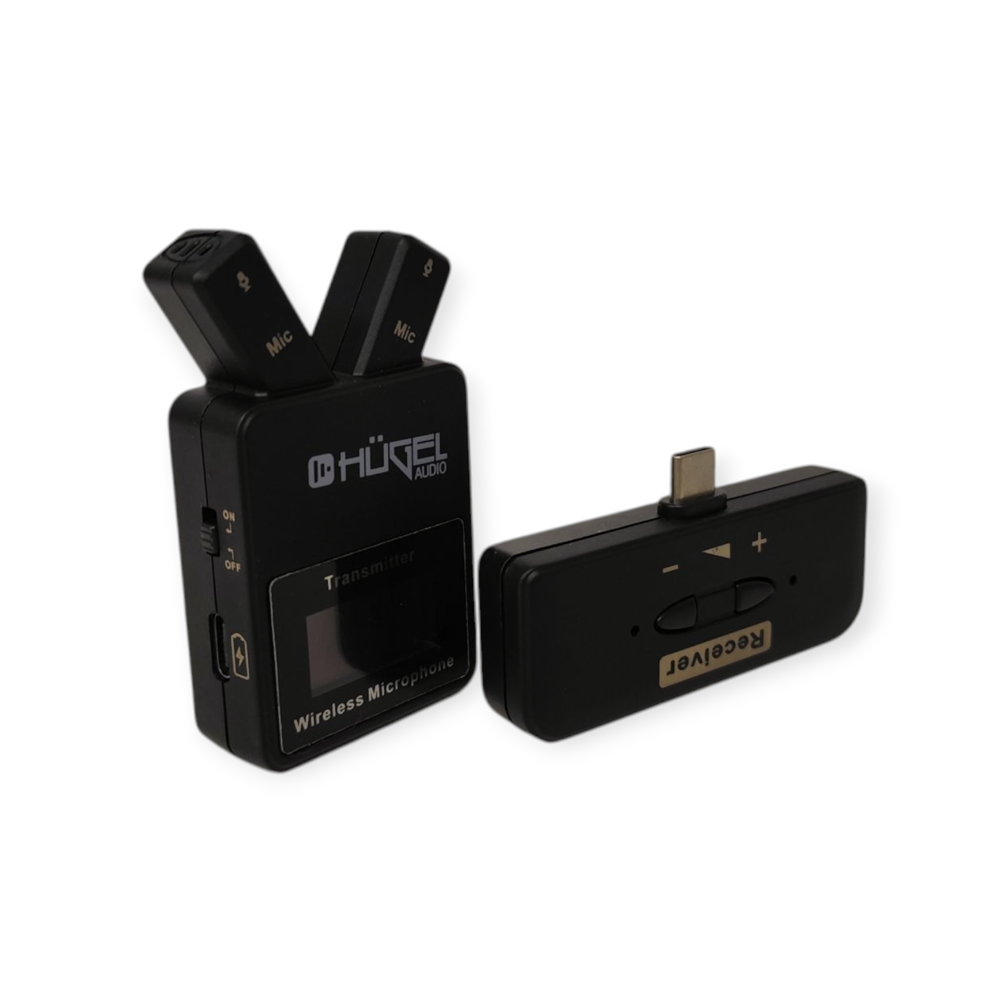Kit Micrófono Cardiode Corbatero Inalámbrico Hügel W108