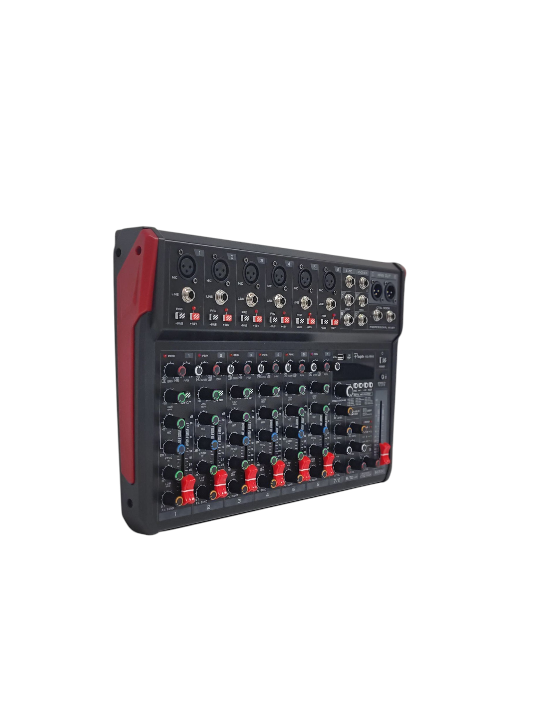 Consola Mixer Parquer Kg-fm10 10 Canales (10ch) KG-FM10