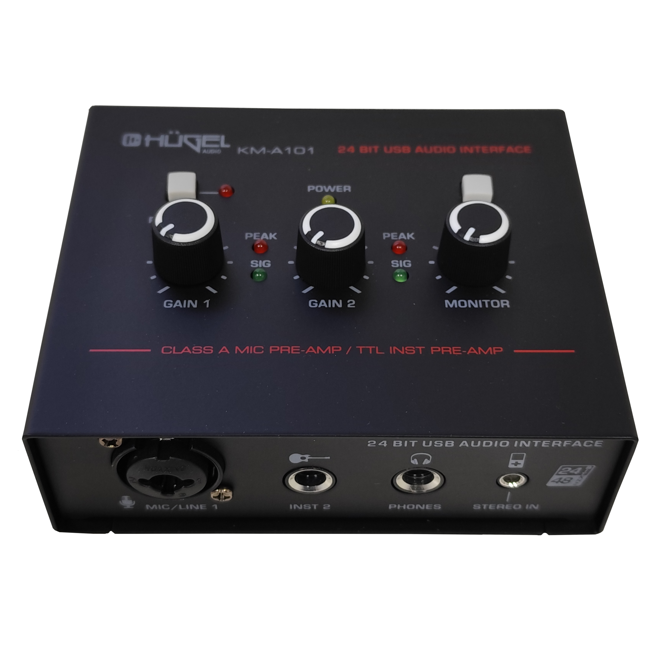 Interfaz Usb Audio Hugel Grabacion Profesional Stereo