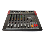 Consola Parquer Potenciada Mixer 8 Canales Stereo 150w KW-VMX80