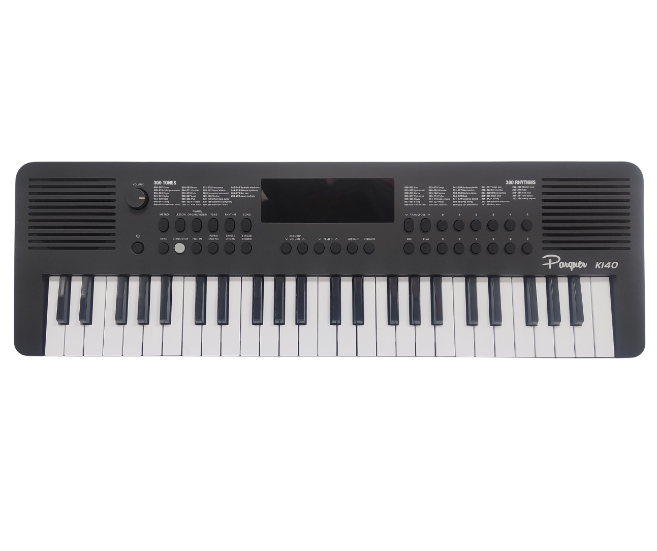 Teclado Parquer K140 Principiante Modo Lesson 4 Octavas