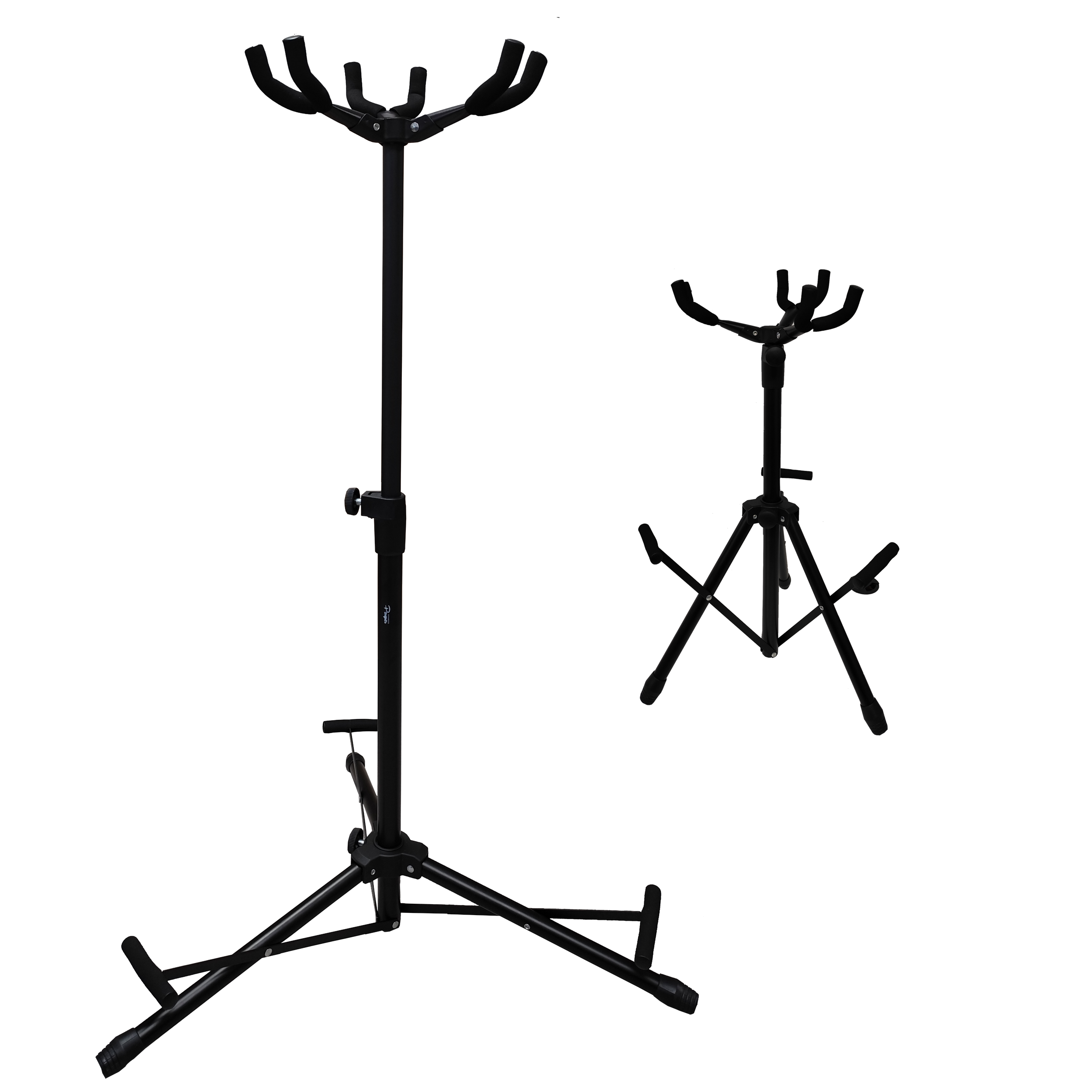 Pie Soporte Triple Guitarra De Piso Tipo Hercules Parquer