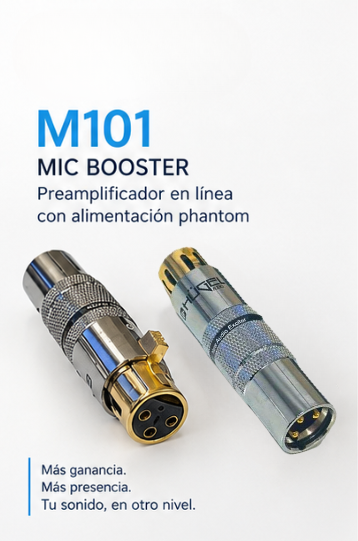Preamplificador De Micrófono Phantom Hugel Mic Booster M101 - Imagen 7