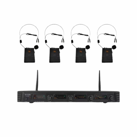 Microfono Inalambrico Uhf Hugel Vincha X4 Jru-400