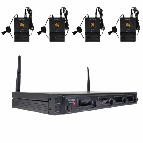 Microfono Inalambrico Corbatero Uhf Hugel X4 Jru-400