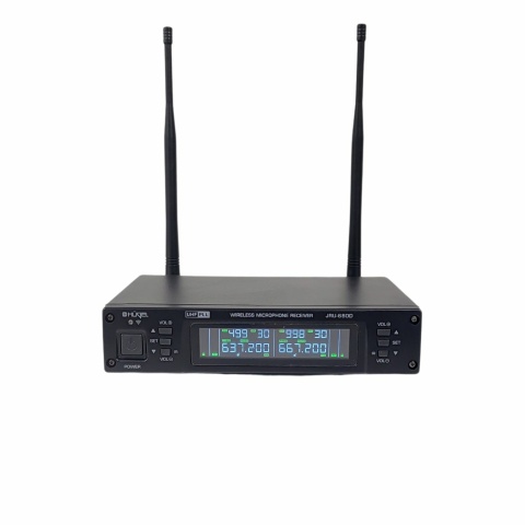 Microfono Inalambrico Hugel Dual Uhf Jru680d - Imagen 2