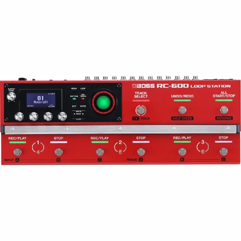 Boss Rc600 Loop Station Pedalera Looper Color Rojo