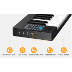 Teclado Electrico Parquer 61 Teclas Portatil Midi - Imagen 5