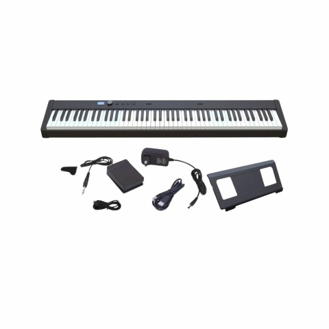 Piano Digital 88 Teclas Sensitivo Hammer Action Parquer