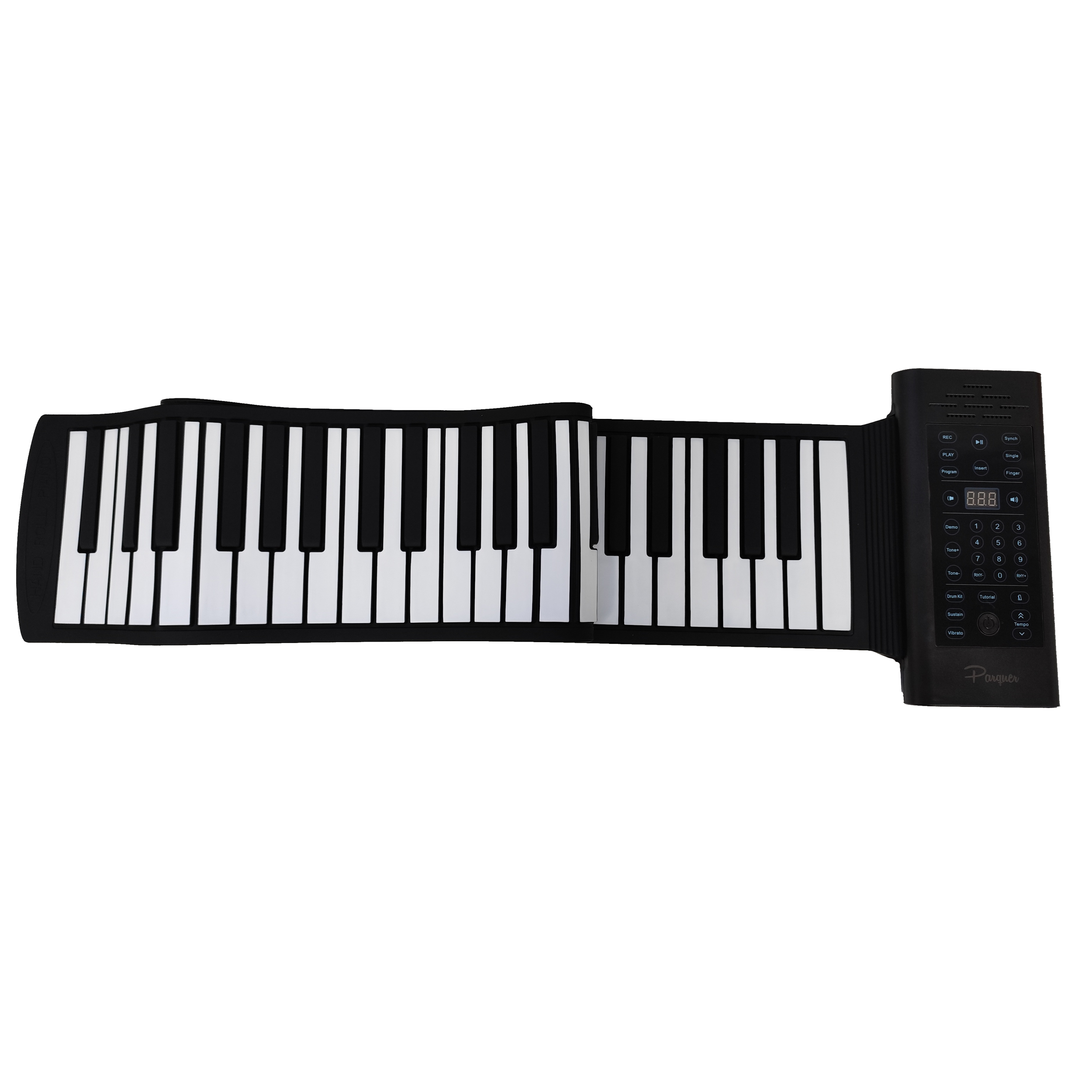Teclado Enrollable Parquer 88 Teclas Portatil Silicona