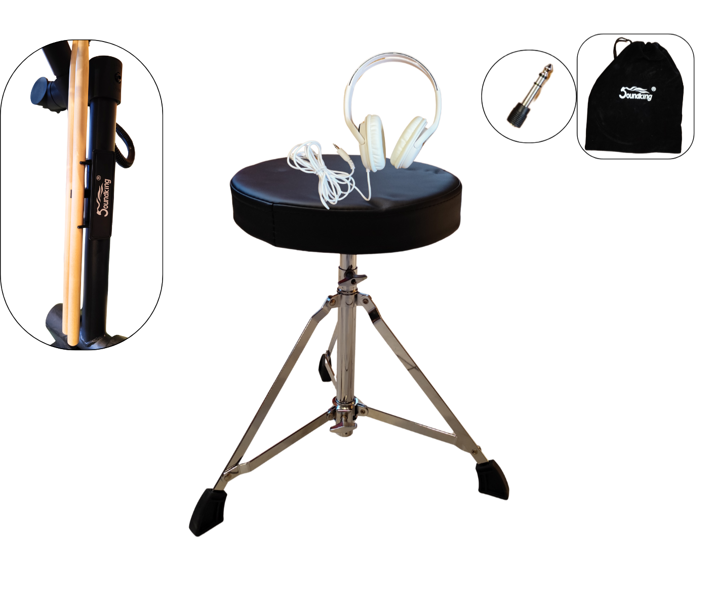 Bateria Electronica Soundking Mesh 7 Cuerpos Portatil - Imagen 7