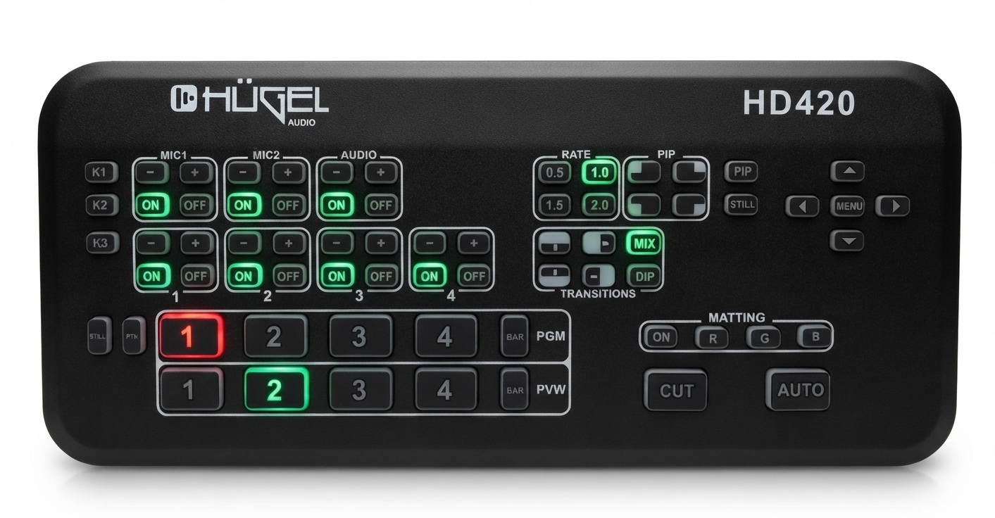 Mezclador De Video Hdmi Multiformato Hugel