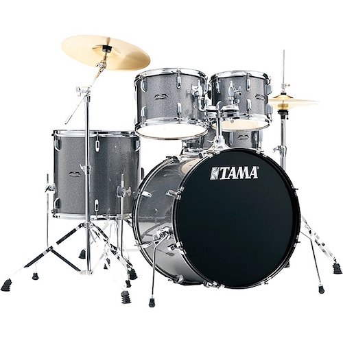 Bateria Acustica Tama Stagestar 5 Cuerpo Fierro Pedal Silver
