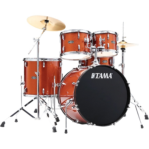 Bateria Tama Stagestar Duracover 5 Cuerpos Fierros Pedal