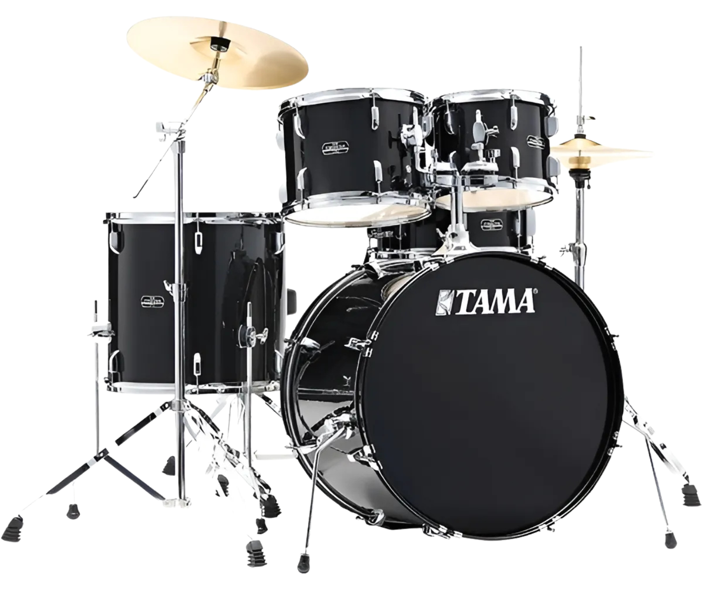 Bateria Tama Stagestar 5 Cuerpos Fierros Pedal Duracover