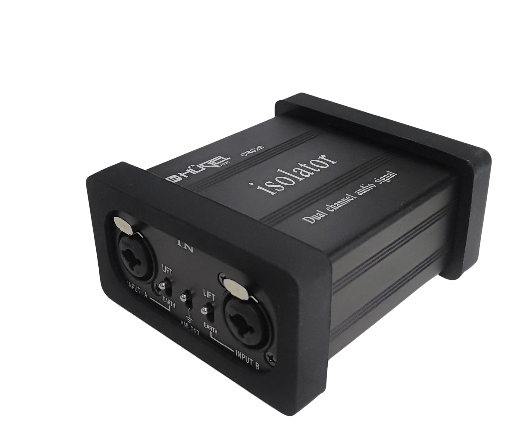Aislador De Audio Pasivo Hugel 2 Canales Balanceado 600 Ohms