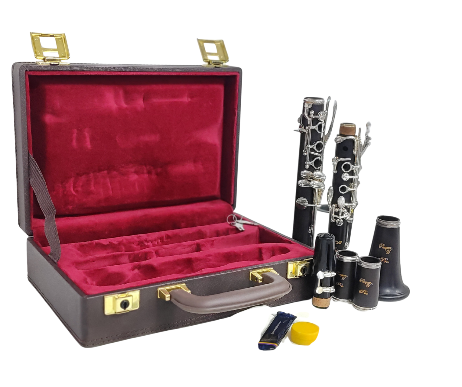 Clarinete Sib Pro Parquer Ebano Llaves Plateadas 17 Llaves