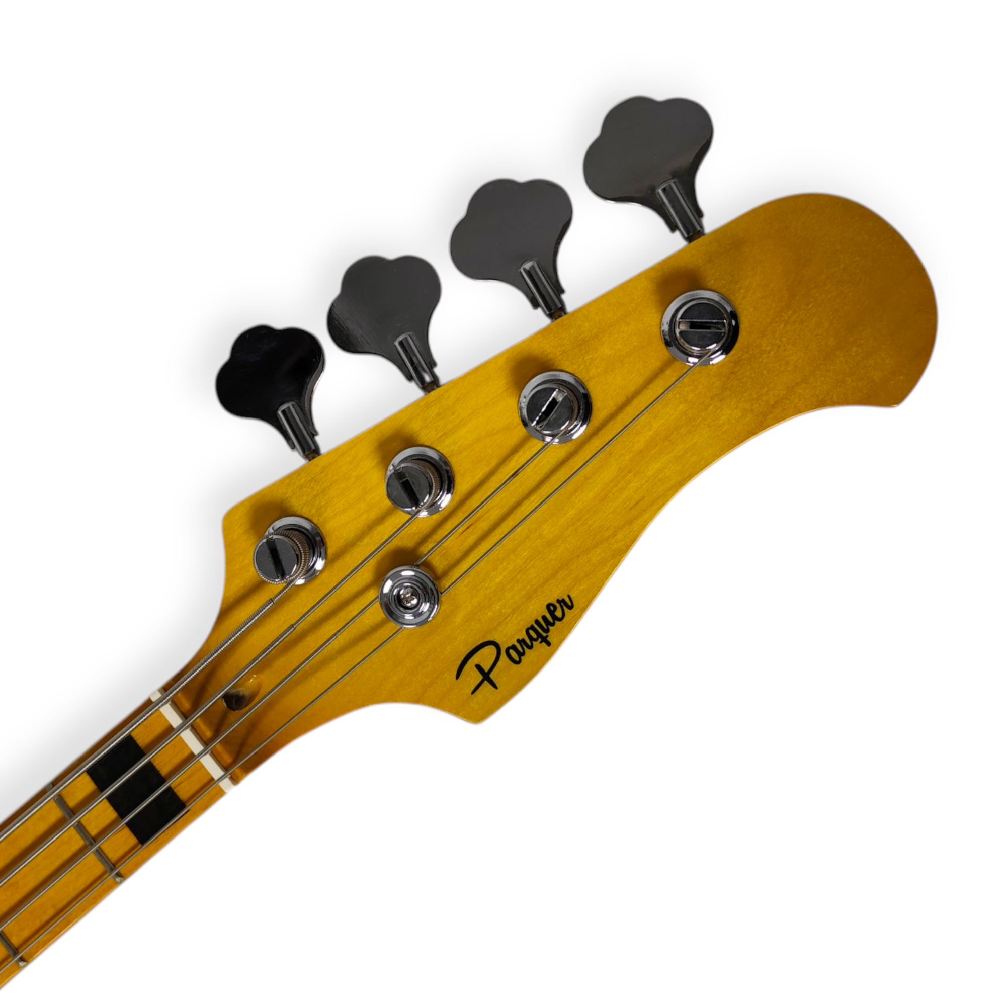 Bajo Electrico Parquer Jazz Bass Tipo Fender Negro Con Funda - Imagen 5
