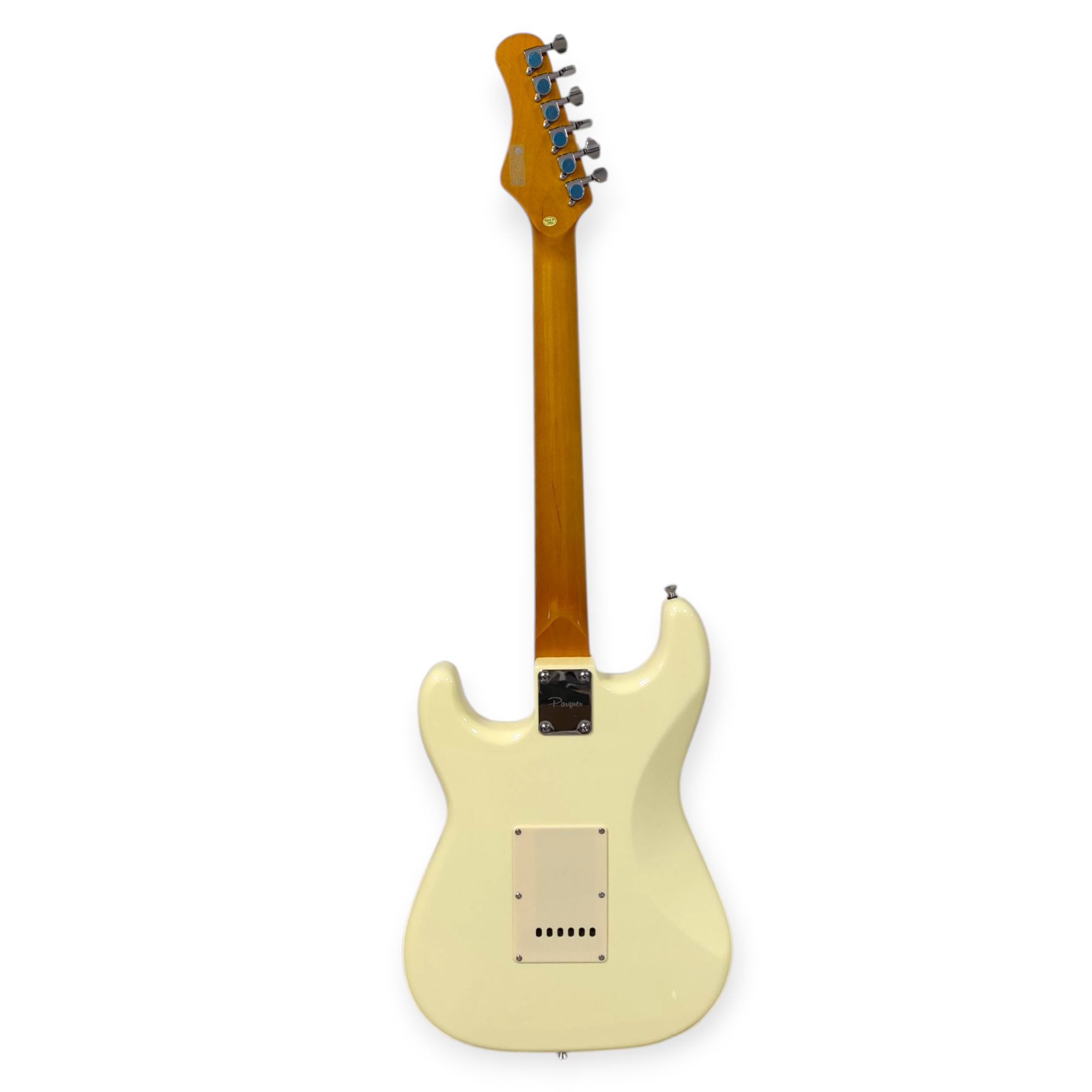 Guitarra Electrica Stratocaster Vintage Arce Funda Cable Blanco - Imagen 2