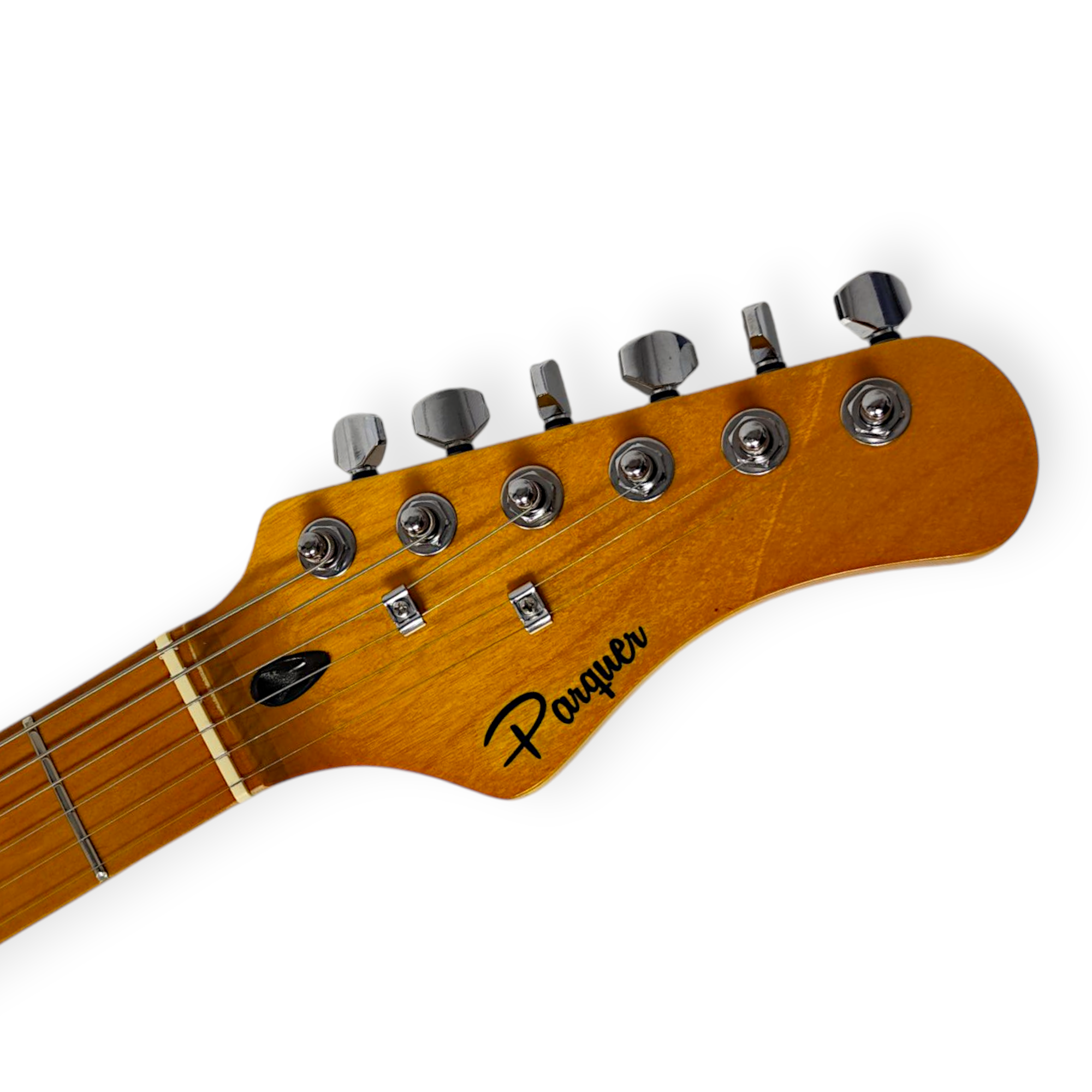 Guitarra Electrica Stratocaster Vintage Arce Funda Cable Blanco - Imagen 5