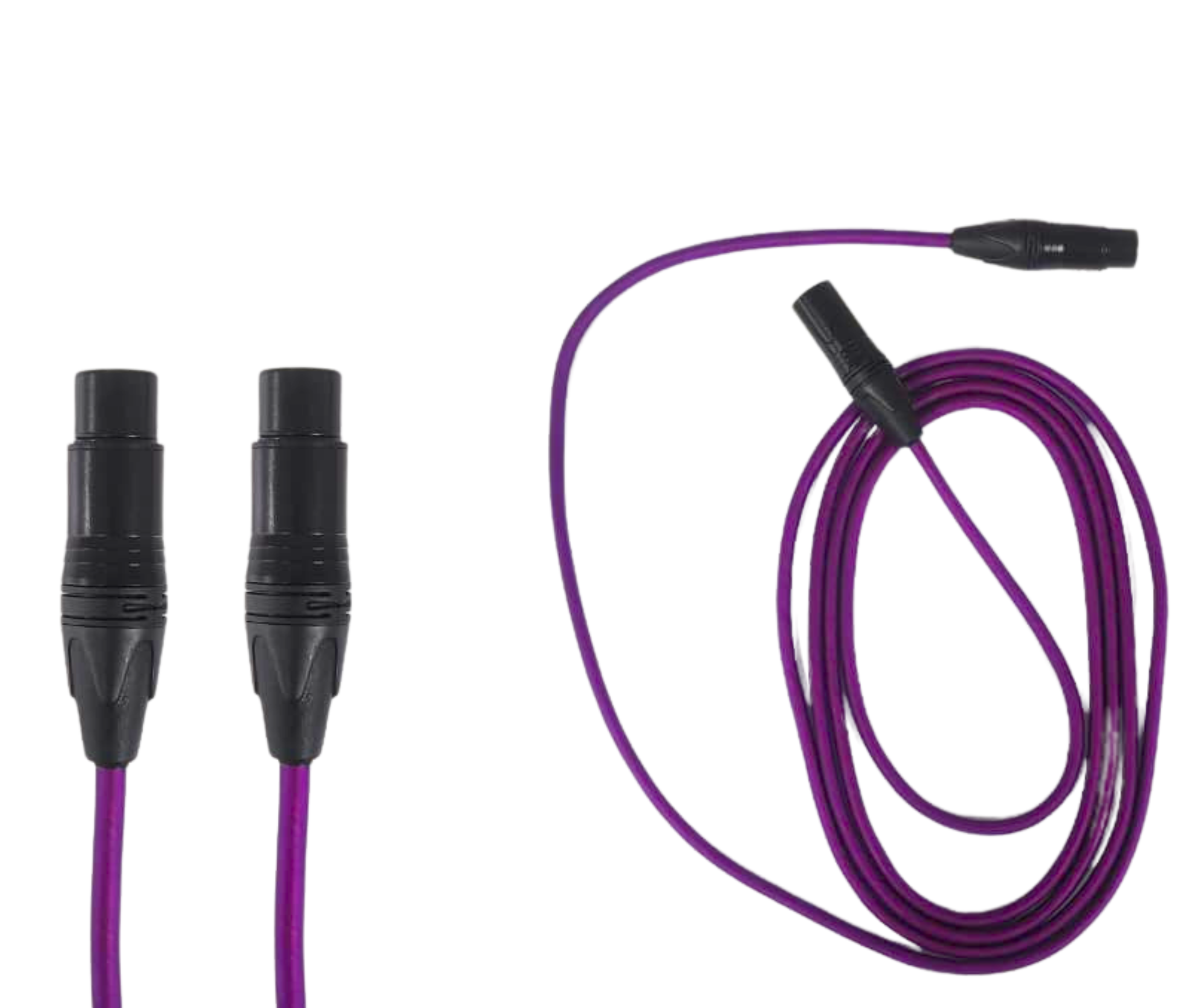 Cable Canon XLR Parquer 6 Metros Violeta