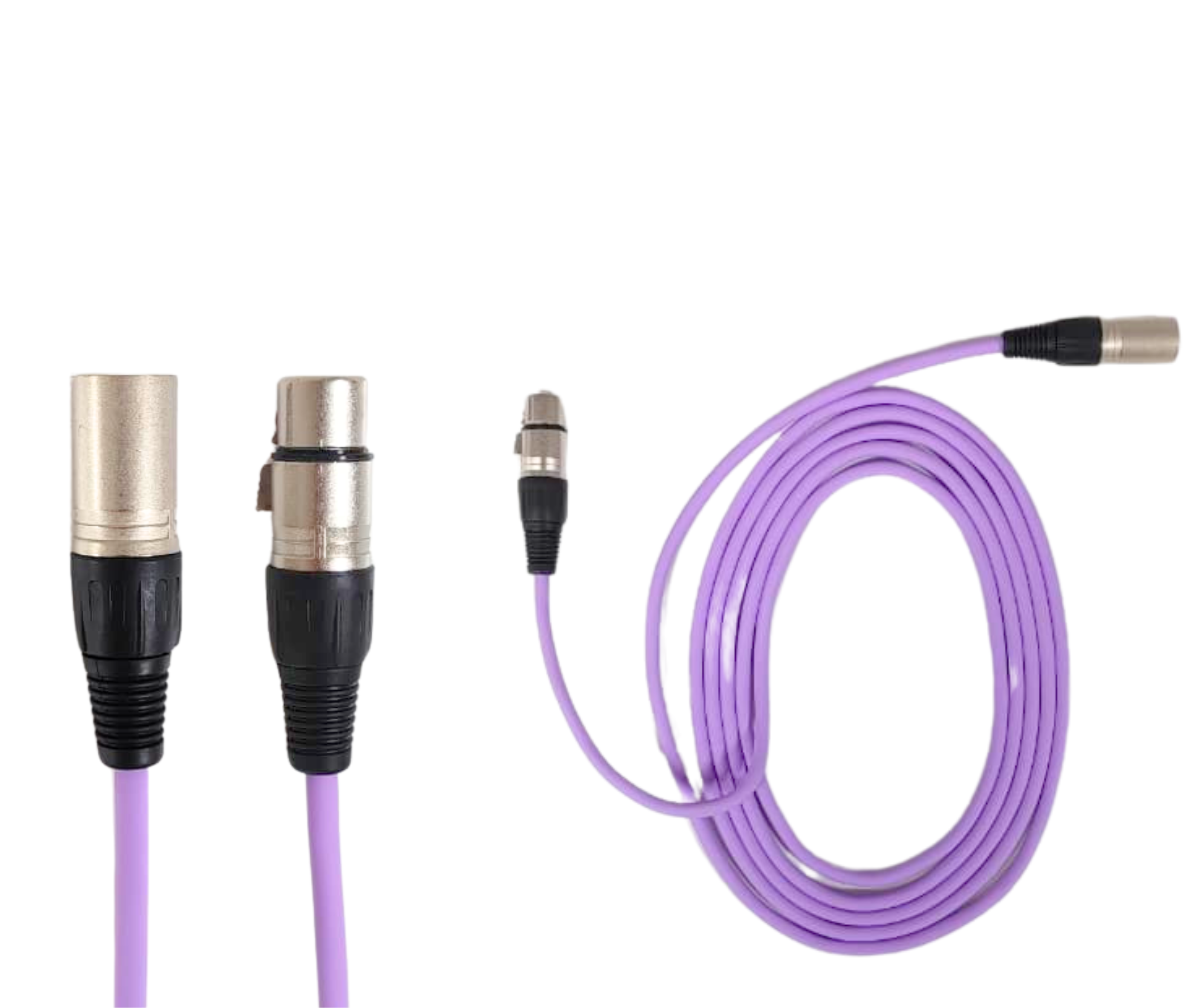 Cable Canon XLR Parquer 10 Metros Violeta