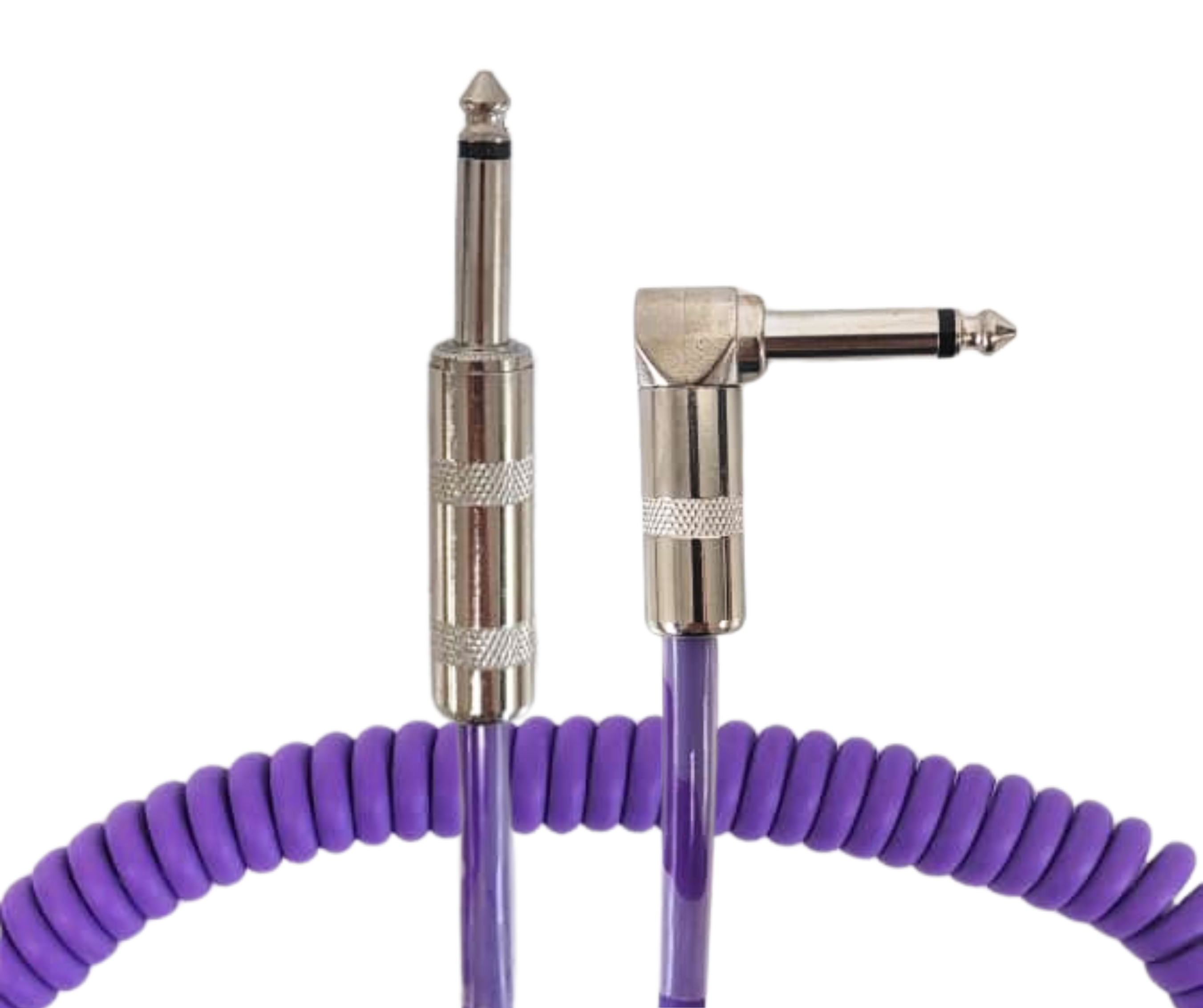 Cable Espiral Plug Angular Instrumento 5 Metros Parquer - Imagen 3