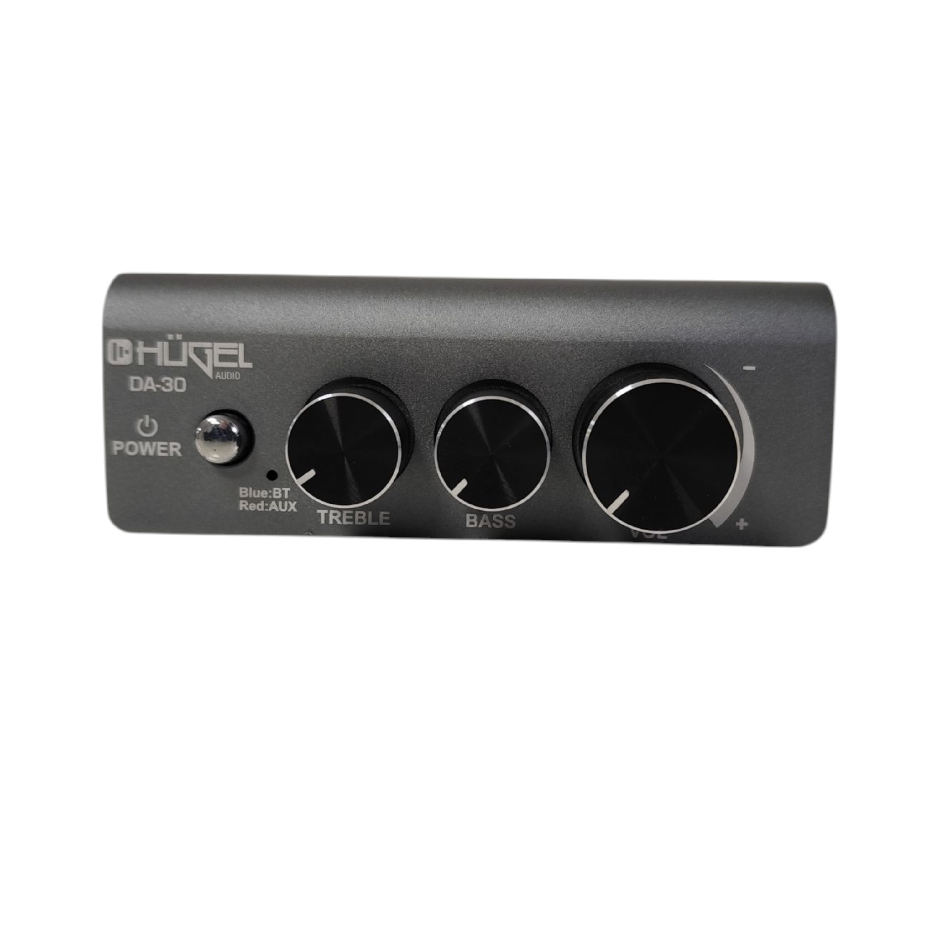 Mini Amplificador Hugel Bluetooth Hi-fi Control De Bajo 160 W Plateado - Imagen 2