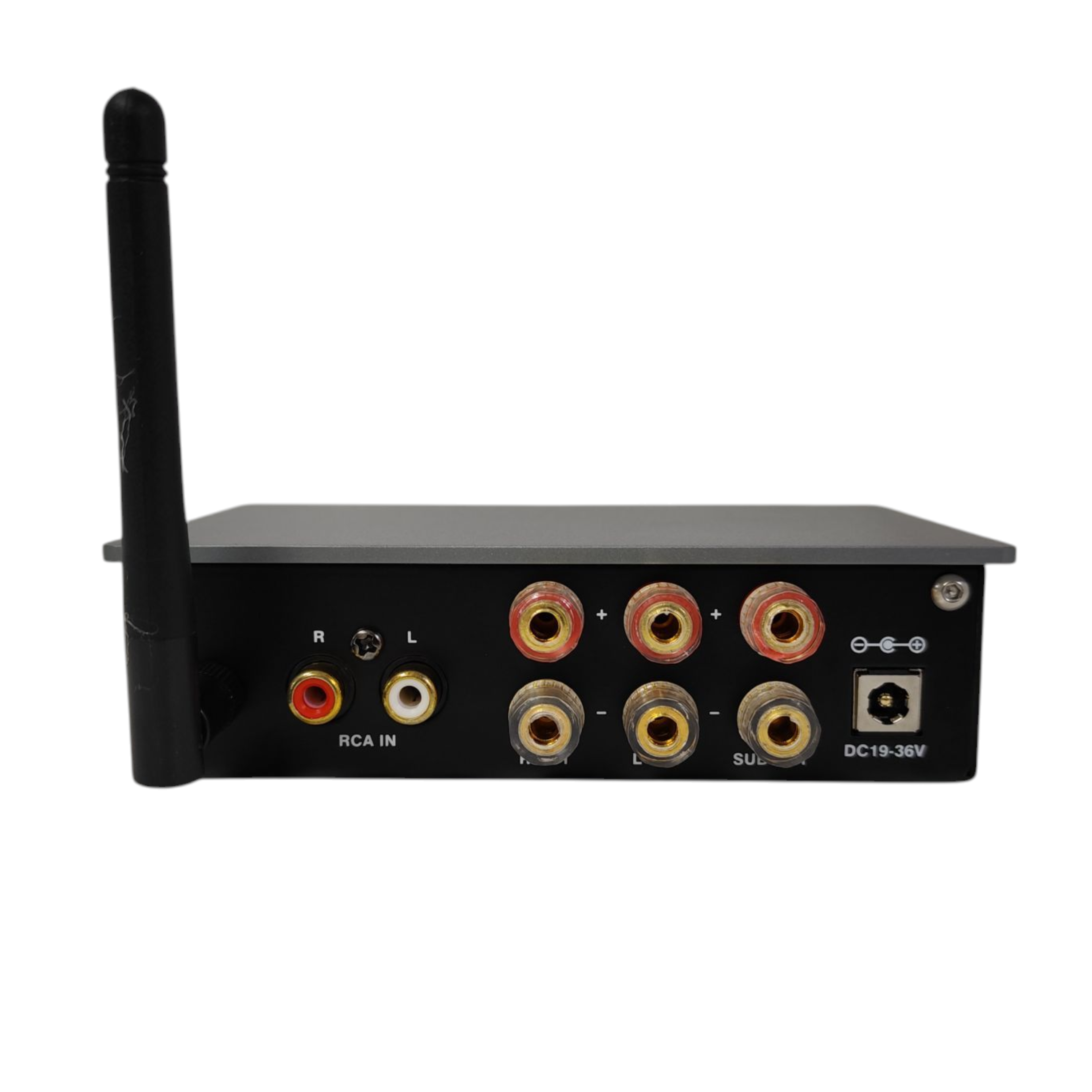 Mini Amplificador Hugel Bluetooth Hi-fi Control Subwoofer 160 W Plateado - Imagen 3